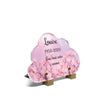 Plaque funéraire fleurs-de-cerisier-forme-nuage 23 Plaquedeces.fr
